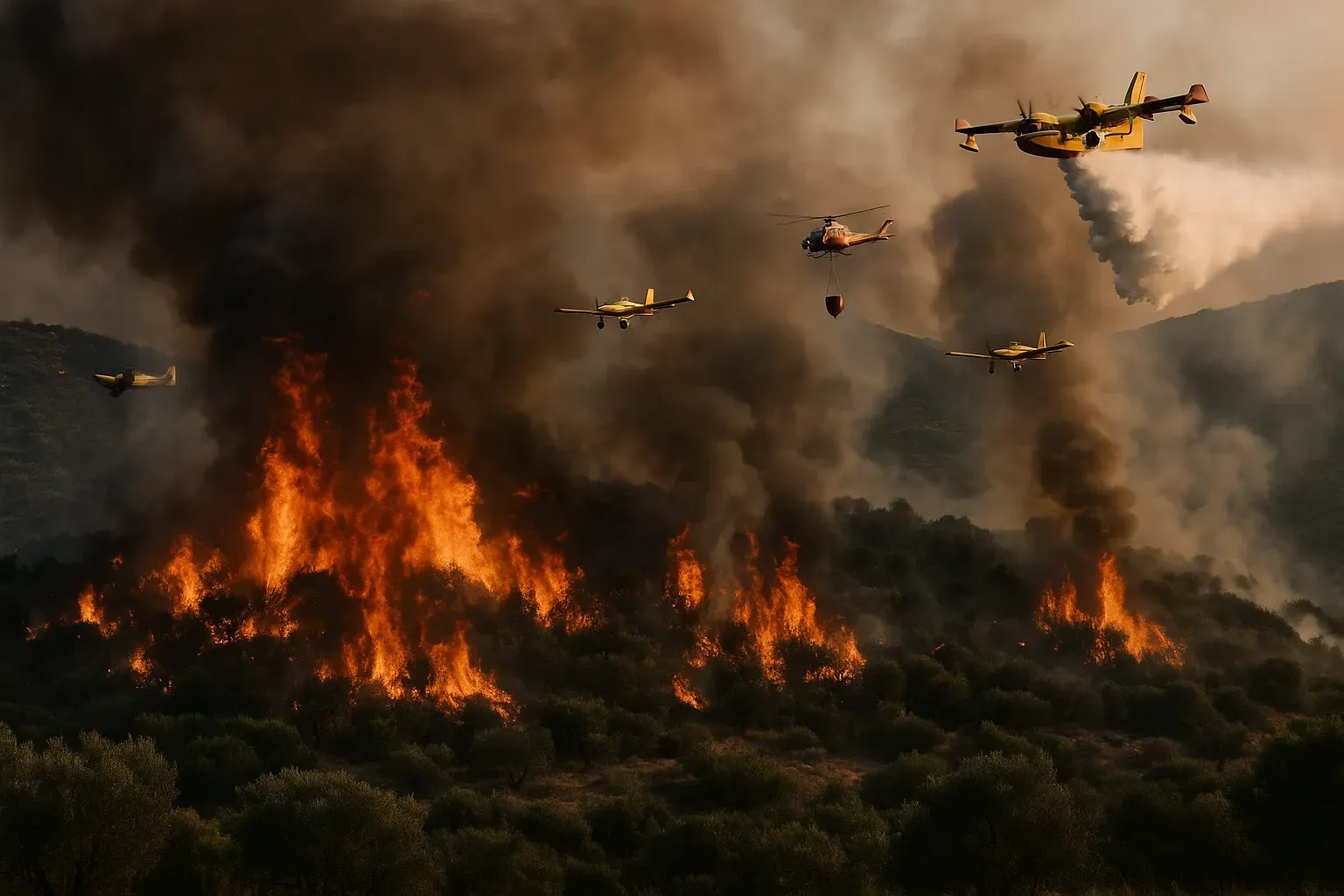 Incêndio Devastador em Fichti Argolis 2026: Resposta Imediata