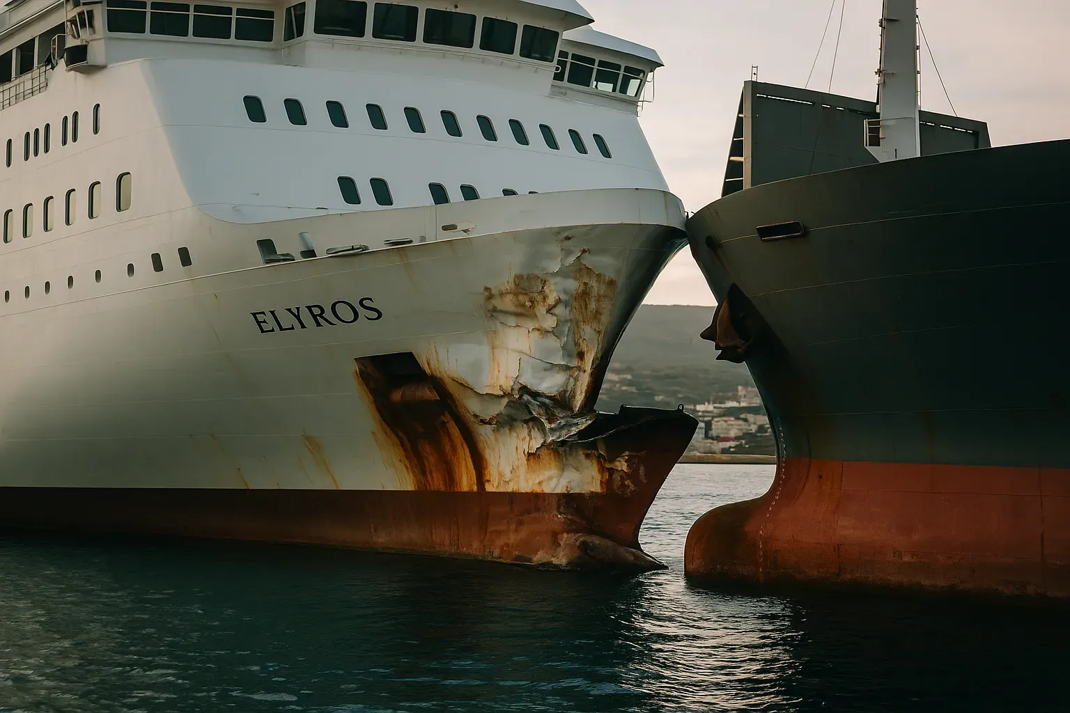 Ship Collision at Souda Harbor: Details and Aftershock (2026)